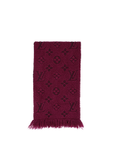 WOOL MONOGRAM SCARF