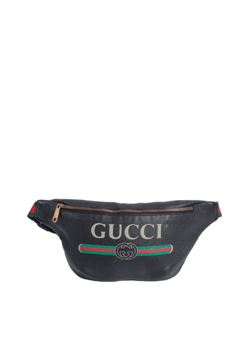 LOGO PRINT BELT BAG