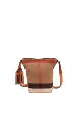 MEGA CHECK ASHBY BUCKET BAG