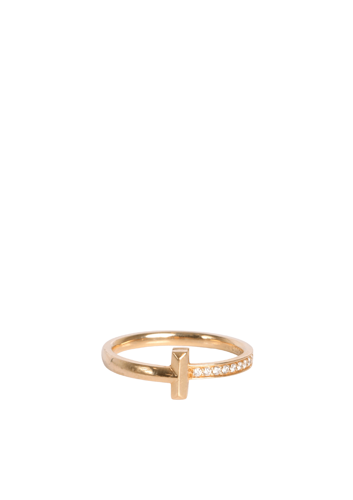 ANEL TIFFANY & CO. DIAMOND T1 18K RING METALIZADO ORIGINAL – Gringa