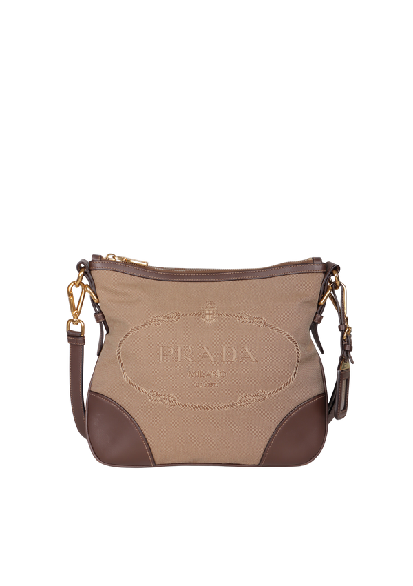 CANAPA LOGO JACQUARD MESSENGER BAG