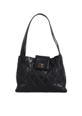 VINTAGE DIAMOND STITCH CC HOBO BAG