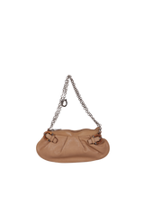 LEATHER CHAIN SHOULDER BAG