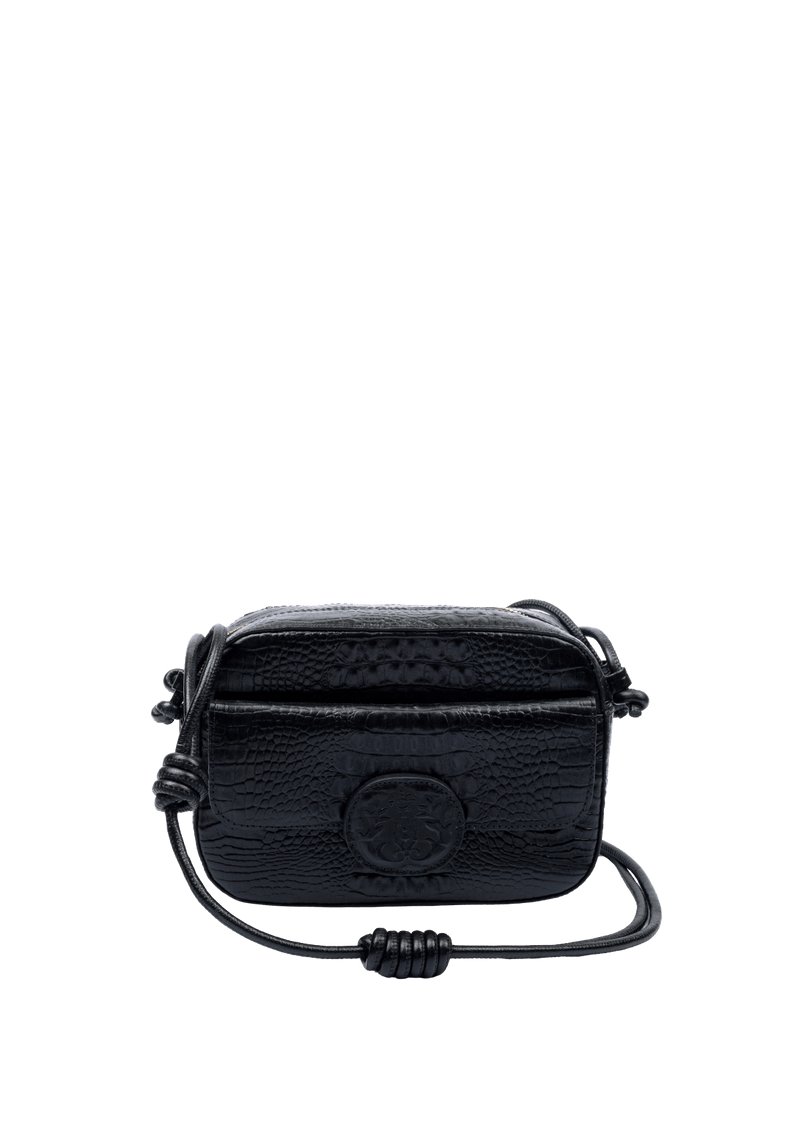 BOLSA ESSENTIALS EM COURO TRANSVERSAL