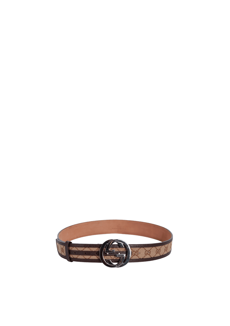 GG CANVAS G INTERLOCKING BELT 90