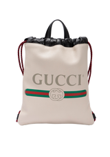 LOGO DRAWSTRING BACKPACK