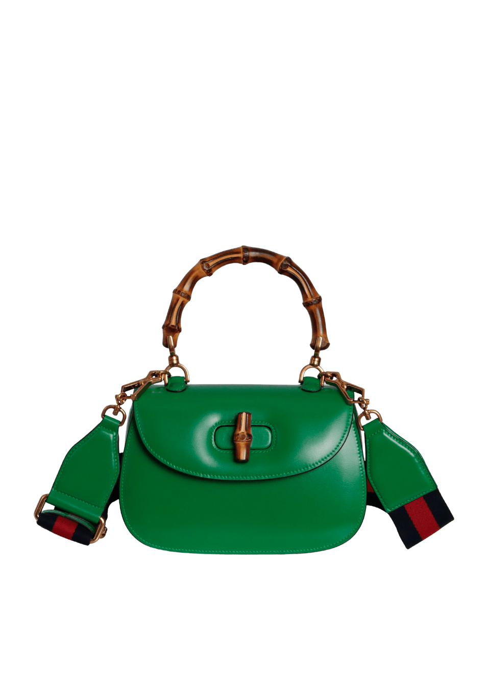BOLSA GUCCI SMALL BAMBOO 1947 BAG VERDE ORIGINAL – Gringa
