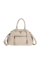 VITELLO DAINO FRONT ZIP BAG
