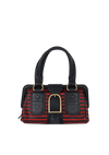 LEATHER TOP HANDLE BAG