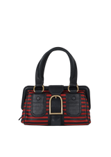 LEATHER TOP HANDLE BAG