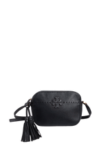 LEATHER TASSEL CAMERA BAG