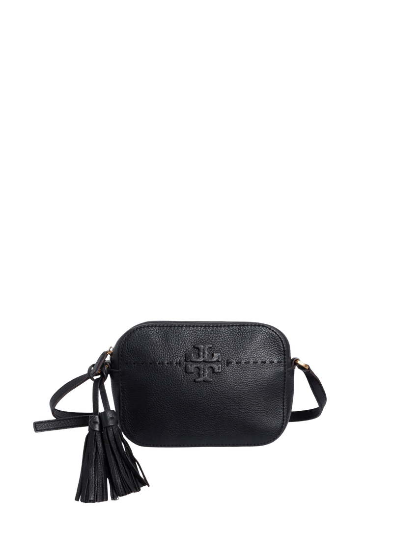 LEATHER TASSEL CAMERA BAG