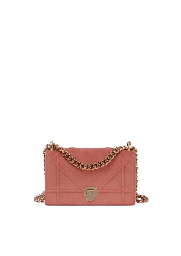 MEDIUM SUEDE DIORAMA BAG