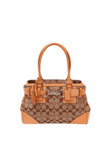 SIGNATURE HAMPTON HANDLE BAG