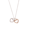 SENTIMENTAL DOUBLE  HEART NECKLACE