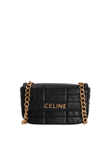 CHAIN MONOCHROME MATELASSE SHOULDER BAG 