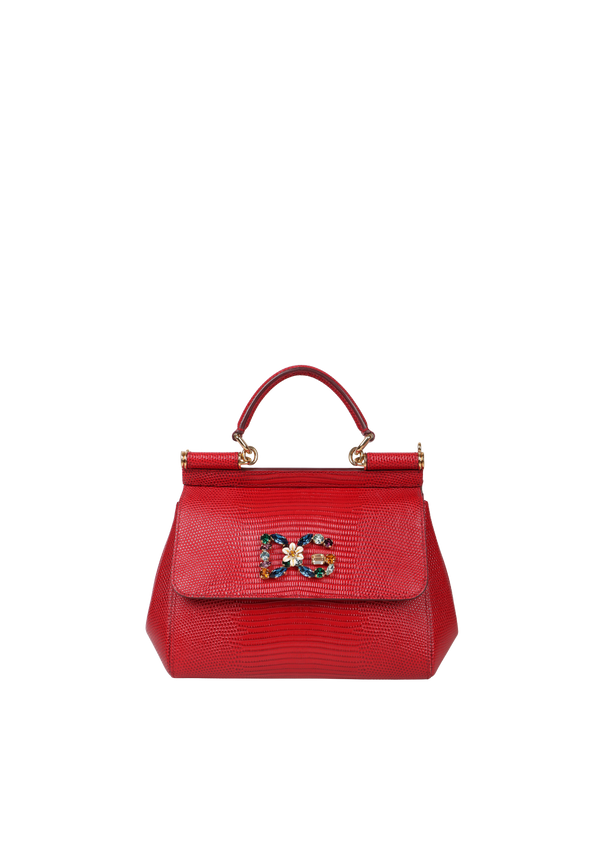 SMALL LIZARD EMBOSSED MISS SICILY