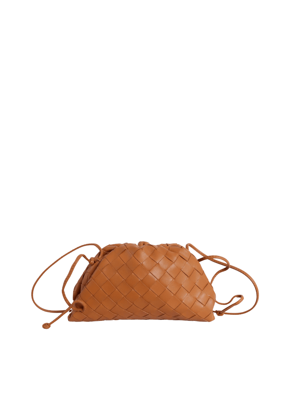 BOLSA BOTTEGA VENETA INTRECCIATO THE MINI POUCH MARROM ORIGINAL