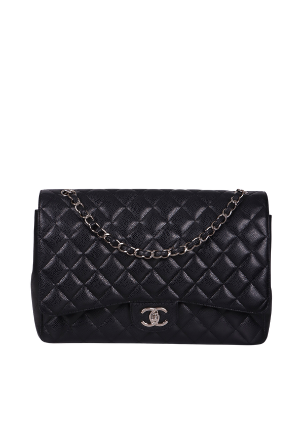 MAXI CLASSIC DOUBLE FLAP CAVIAR