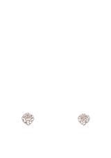 OLIVE LEAF HEART EARRINGS