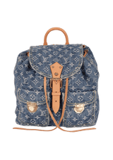 MONOGRAM DENIM SAC A DOS GM
