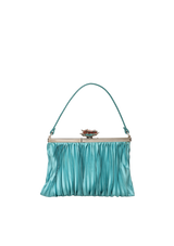 VINTAGE SATIN CRYSTAL FLOWER BAG