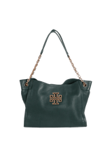 LEATHER CHAINLINK TOTE