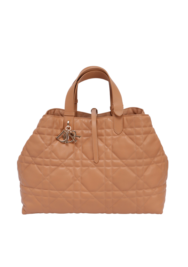 LARGE MACROCANNAGE DIOR TOUJOURS BAG W/ POUCH