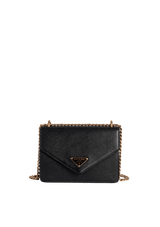 SAFFIANO TRIANGLE ENVELOPE CHAIN BAG
