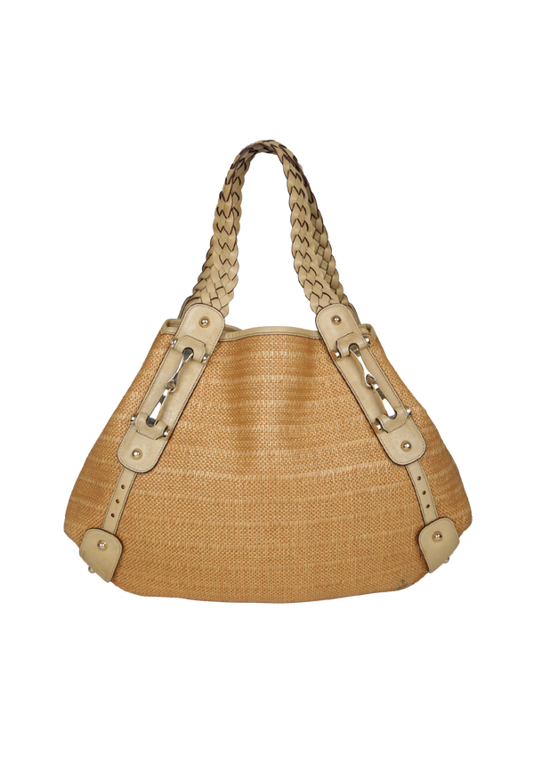 RAFFIA PELHAM TOTE