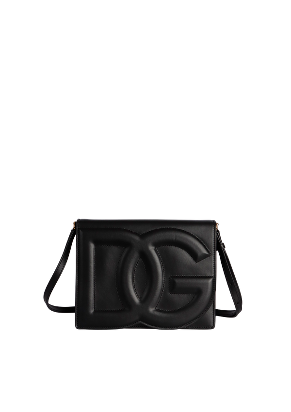 LEATHER DG LOGO BAG