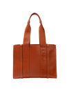 LARGE LEATHER WOODY TOTE