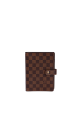 DAMIER ÉBÈNE LARGE RING AGENDA COVER