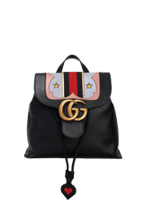 GG MARMONT WEB HEART BACKPACK