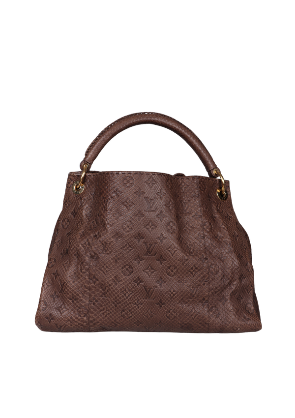 MONOGRAM EMPREINTE PYTHON ARTSY  MM