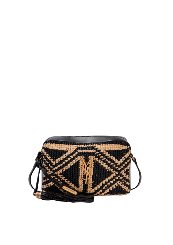 RAFFIA LOU CAMERA BAG
