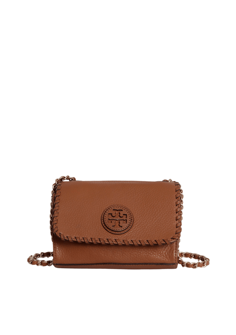 LEATHER FLAP BAG