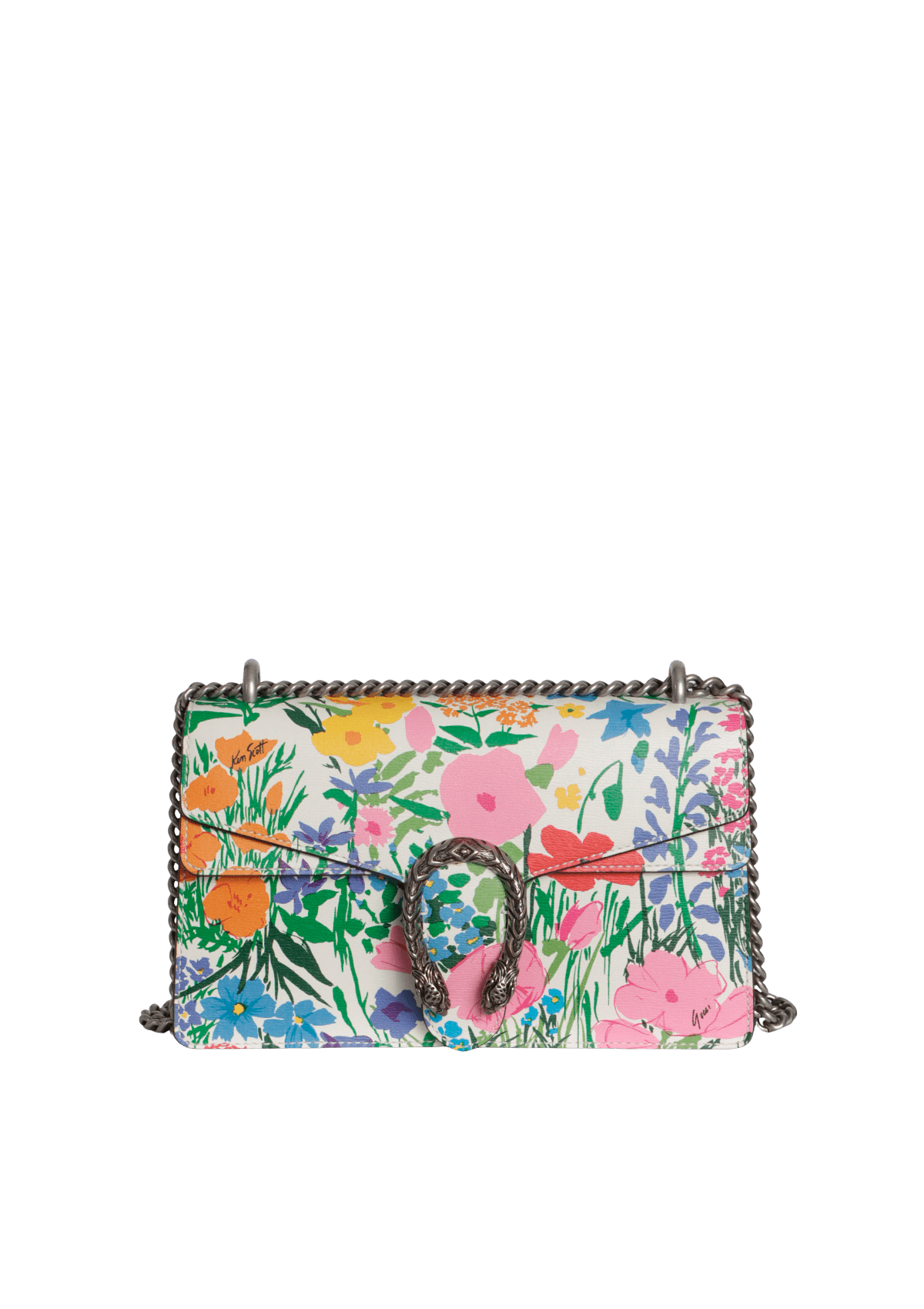 BOLSA GUCCI LEATHER DIONYSUS SMALL X KEN SCOTT ESTAMPADO ORIGINAL