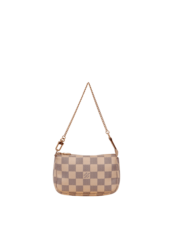 DAMIER AZUR POCHETTE ACCESSOIRES MINI