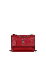 MEDIUM CROCO SUNSET BAG