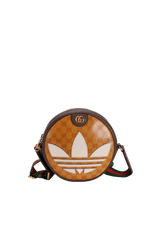 GUCCI X ADIDAS GG SUPREME OPHIDIA MINI ROUND BAG