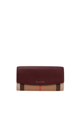 HOUSE CHECK PORTER CONTINENTAL WALLET
