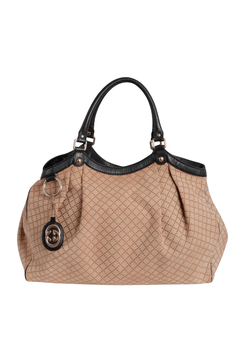 DIAMANTE CANVAS MEDIUM SUKEY TOTE