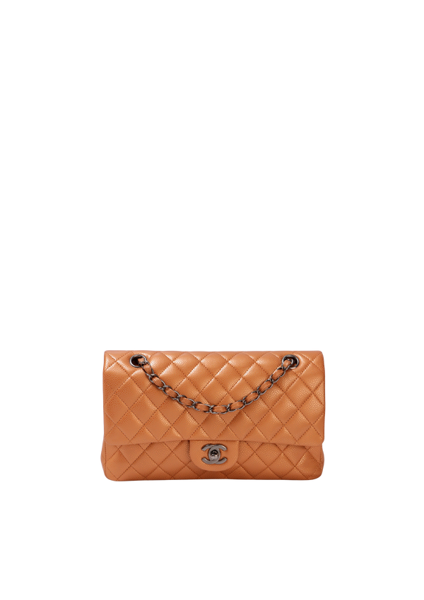 MEDIUM CLASSIC DOUBLE FLAP CAVIAR