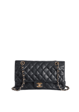 MEDIUM CLASSIC DOUBLE FLAP CAVIAR