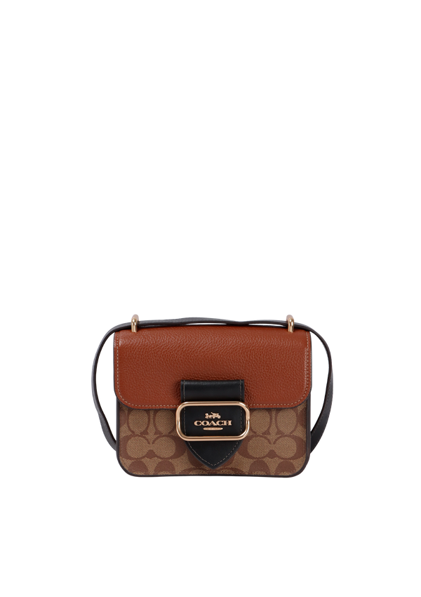 SIGNATURE SQUARE MORGAN SHOULDER BAG