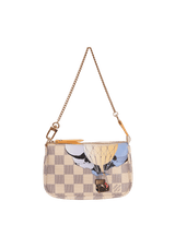 DAMIER AZUR BALLON ILLUSTRE POCHETTE ACCESSOIRES MINI