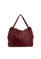 NAPPA INTRECCIATO LEATHER TOTE
