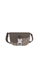 OBLIQUE JACQUARD SADDLE MINI