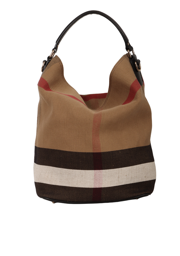 CHECK CANVAS ASHBY HOBO